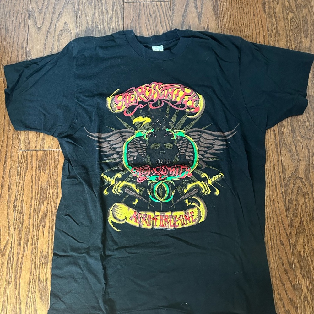 Vintage 1993 Aerosmith Aero Force One Band Tee